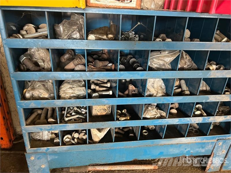 Quantity of Bolt Bin, Assorted Bolts, Washers, Nut Other components