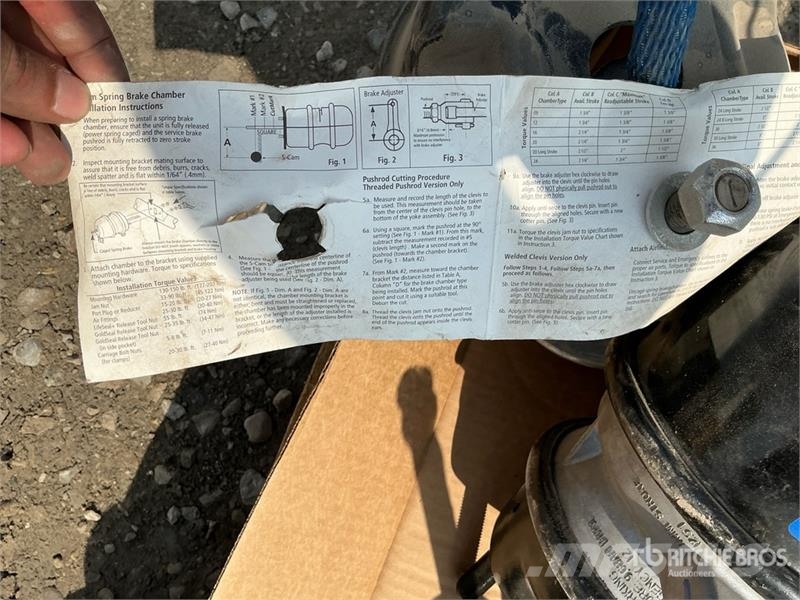 Quantity of Brake Chambers Drugi deli