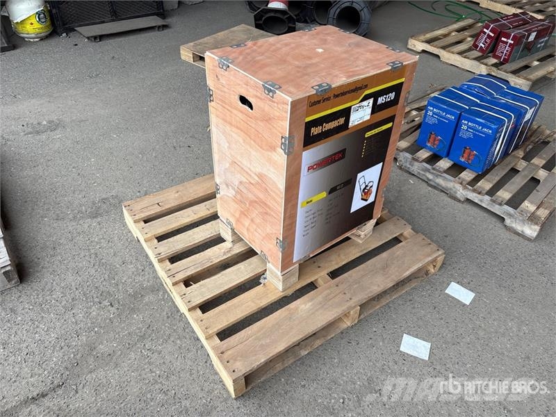 Quantity of Powertek MS120 Vibratory Plate Compac Vibrationsgeräte