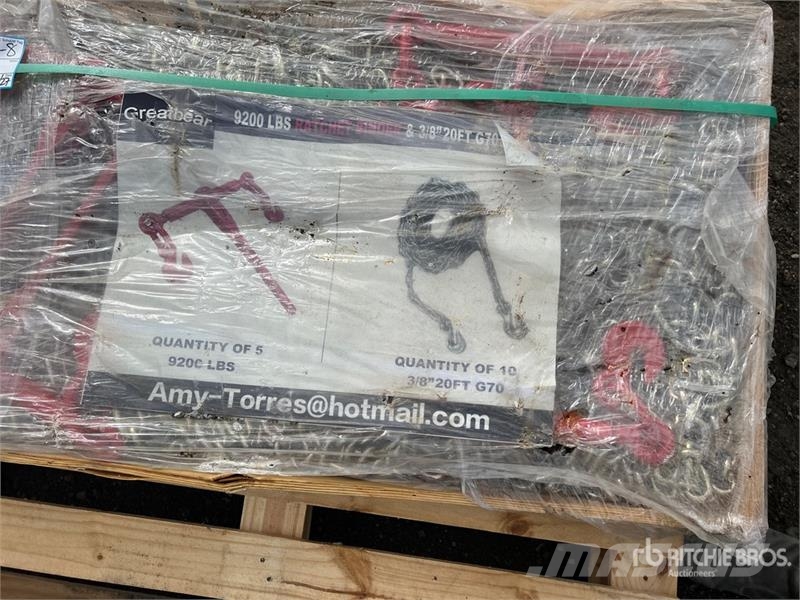Quantity of Ratchet Binders and Chain (Unused) Drugi deli