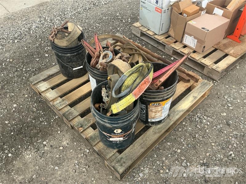 Quantity of Ratchet Straps, bindings, chains and P Drugi deli