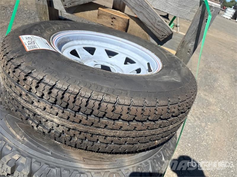 Quantity of Tires Tyres, wheels and rims