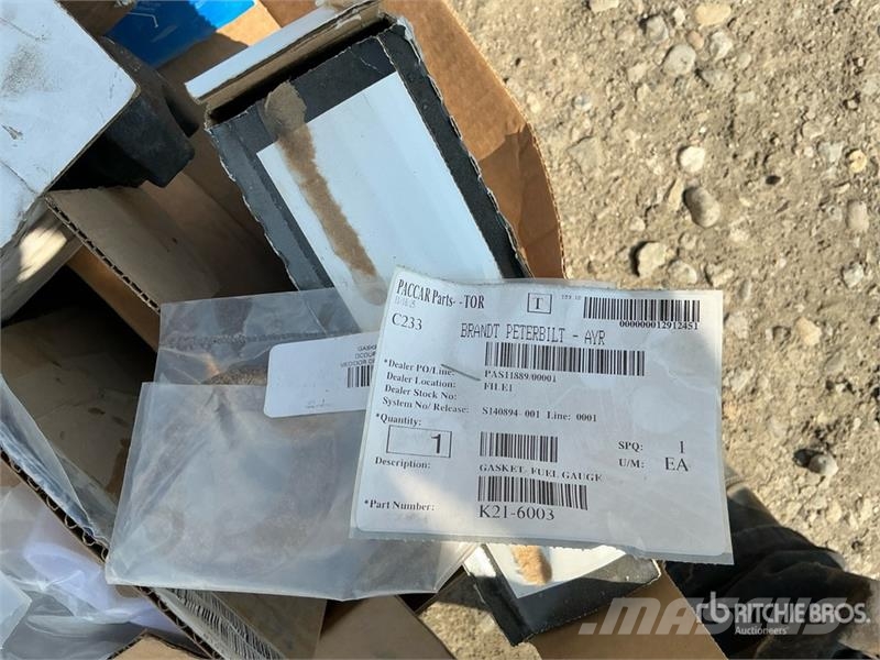 Quantity of Truck Parts Ostale kargo komponente