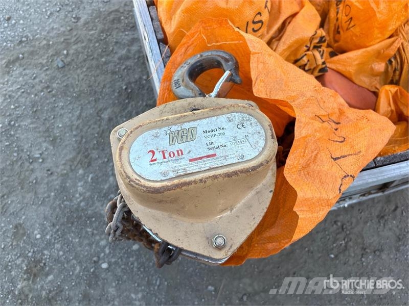  Quantity of VGD VCHP-200 2 Ton Manual Chain Hoists Άλλα εξαρτήματα