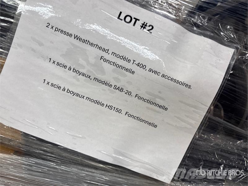  Quantity of Weatherhead Crimping Machines, Hose Sa Drugi deli