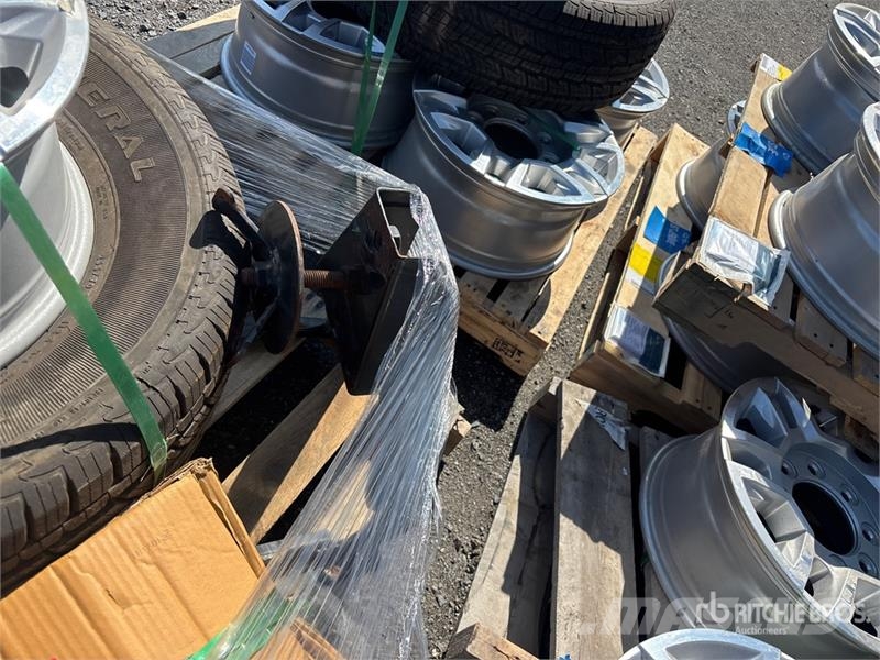 Quantity of Wheels Tyres, wheels and rims