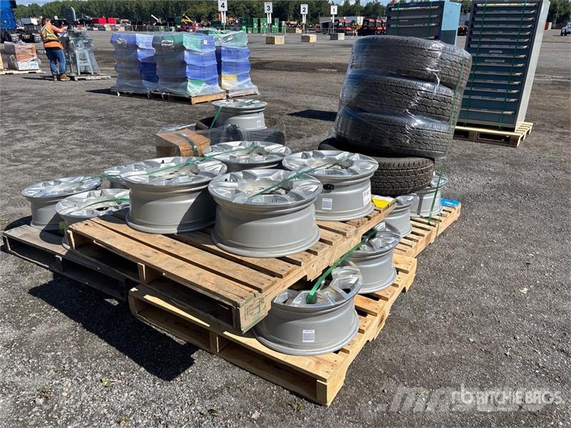 Quantity of Wheels Tyres, wheels and rims