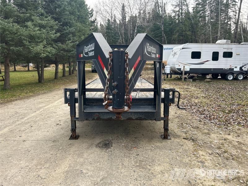 Rainbow 25 ft Tri/A Gooseneck Equipment Trailer مقطورات مركبات نقل
