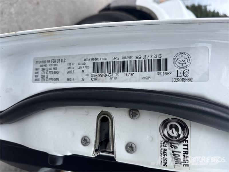 RAM 1500 Autre fourgon / utilitaire