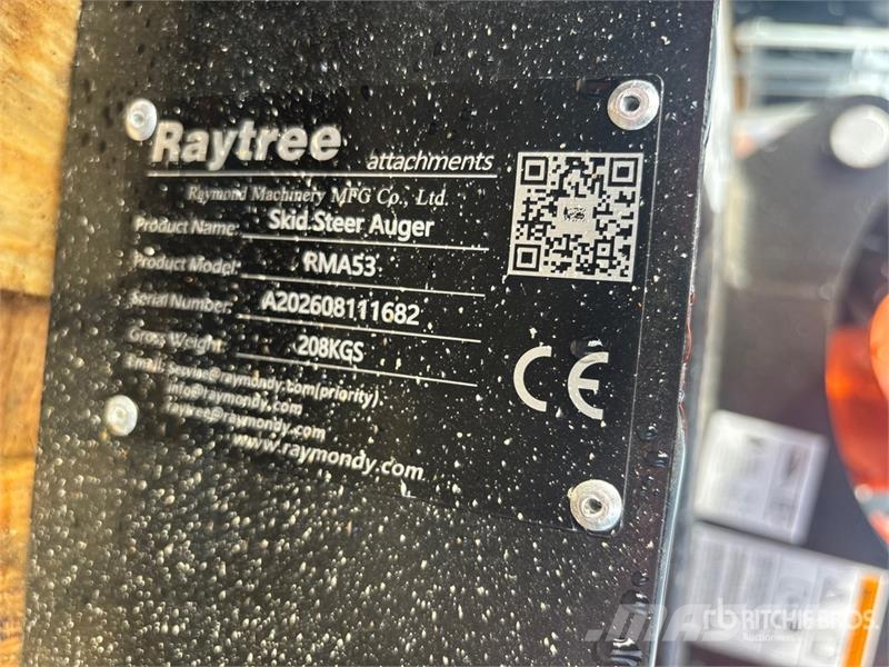 Raytree RMA42 Skid Steer Auger (Unused) Perfuradoras