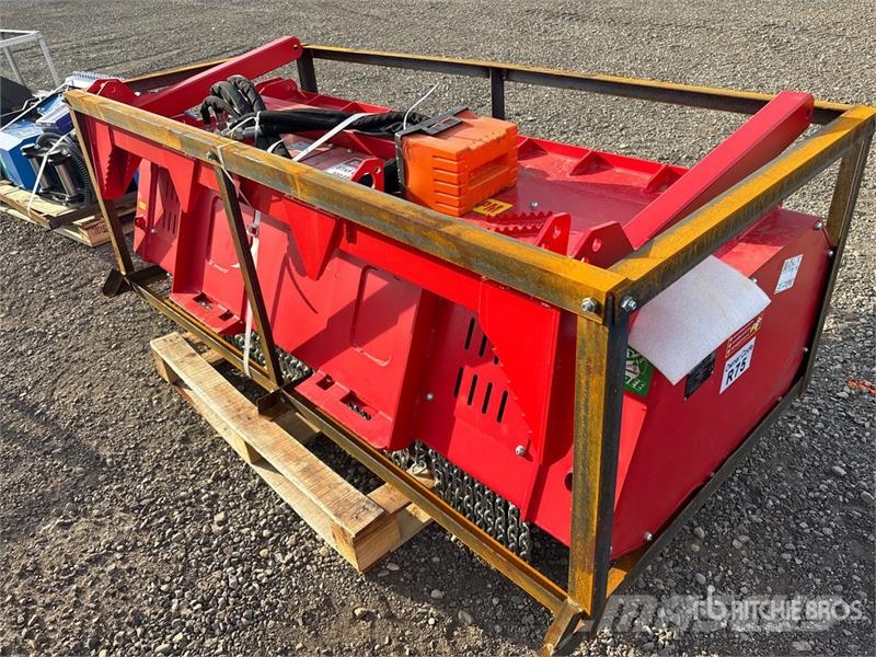 Raytree RMBD72 72 in Drum Skid Steer Mulcher (Unus Lesní mulčovače