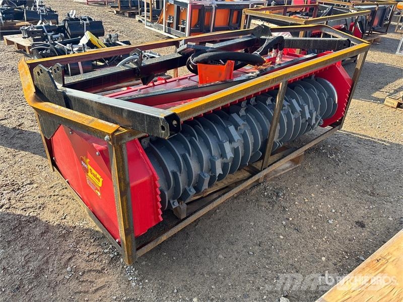  Raytree RMBD72S 72 in Drum Skid Steer Mulcher (Unu Forstmulcher