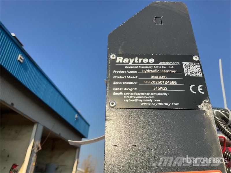  Raytree RMH680 Skid Steer Breaker (Unused) Hydraulik / Trykluft hammere