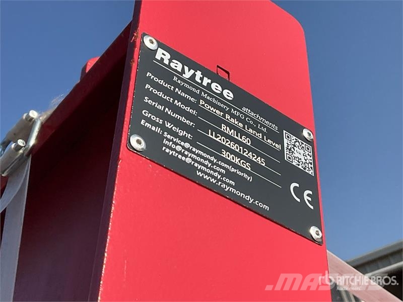  Raytree RMLL60 60 in Rake Skid Steer Landplane (Un Польові шлейфи