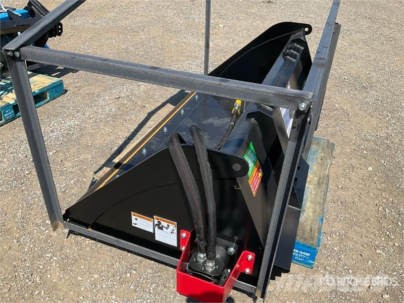 Raytree RMRB72 72 in Power Rake Skid Steer Bucket Godet