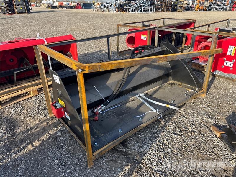Raytree RMRB72 72 in Power Rake Skid Steer Bucket Κουβάδες
