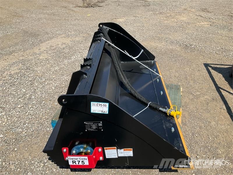  Raytree RMRB72 72 in Power Rake Skid Steer Bucket  Godet