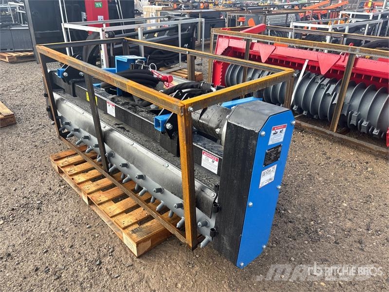  Raytree RMSC78 78 in Skid Steer Power Rake (Unused Ancinhos e espalhadores de feno