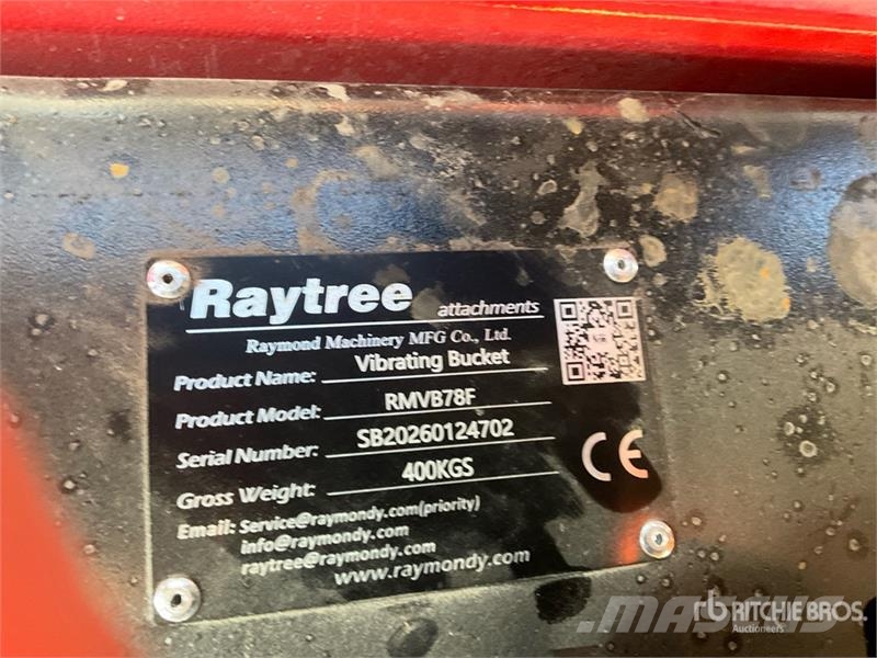 Raytree RMVB78F 70 in Skid Steer Screening Bucket Elekli kepçeler