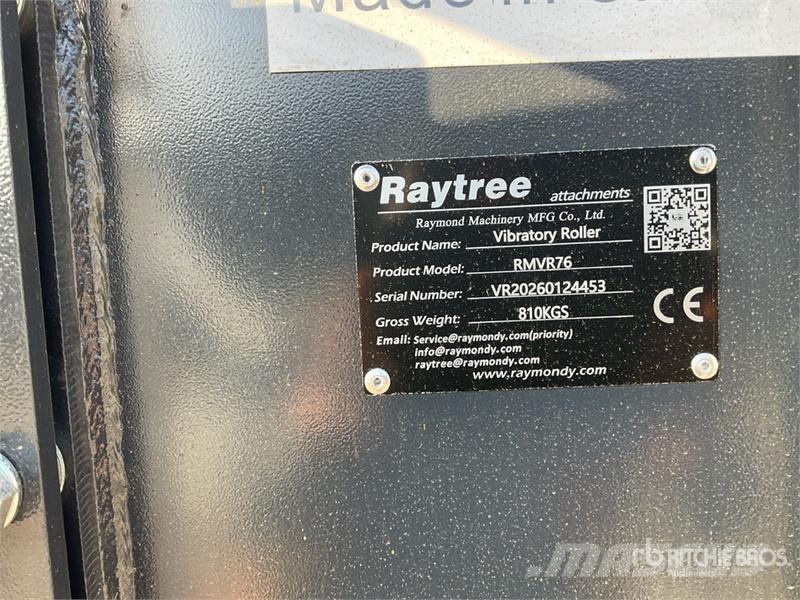  Raytree RMVR76 76 in Skid Steer Vibratory Roller ( Дорожні котки