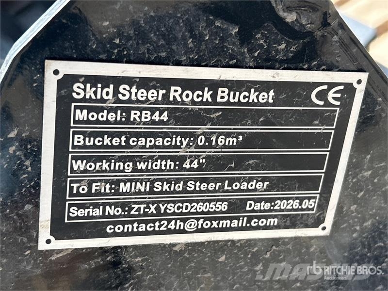 RB44 44 in Skeleton Skid Steer Bucket Godet