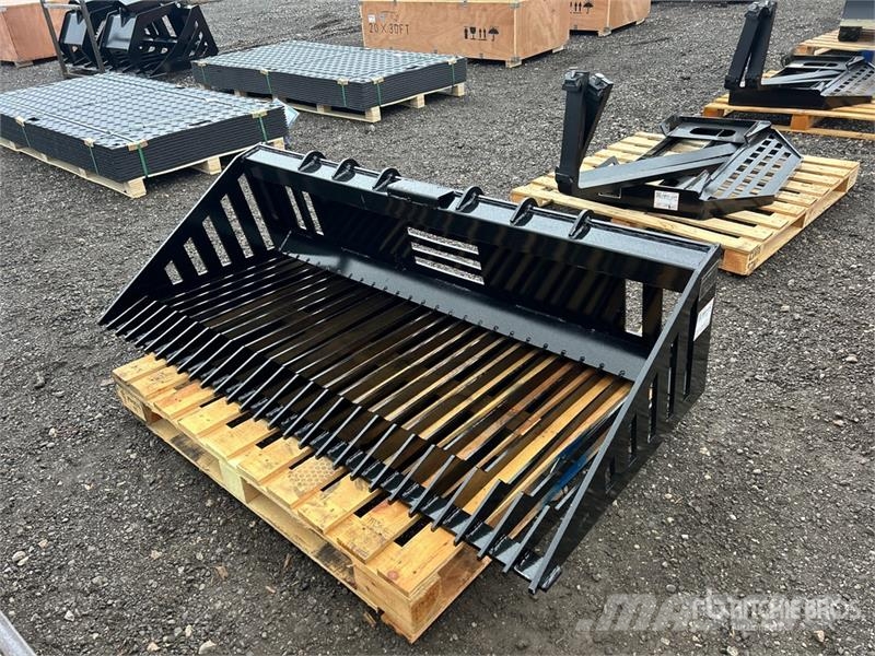  RB66 66 in Skeleton Rock bucket Skid Steer Bucket  دلاء
