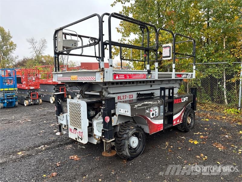  Redlift RL27 4x4 Diesel Scissor Lift Plataformas tijera