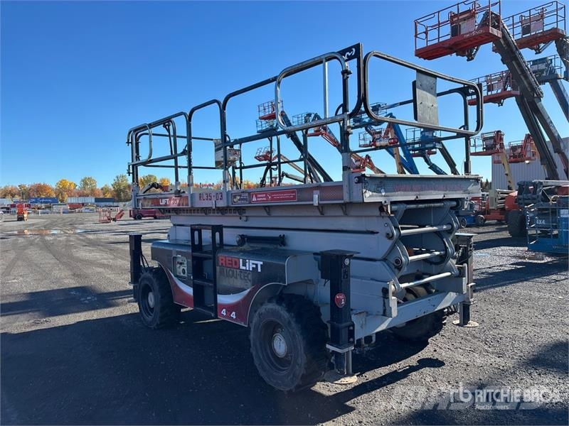 Redlift RL35 4x4 Diesel Scissor Lift رافعات مقصية الشكل