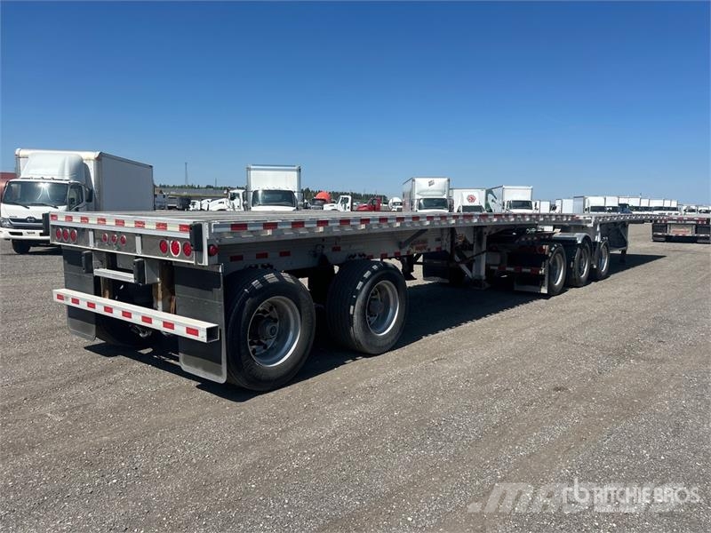 Reitnouer 28 ft Super B-Train Lead Flatbed Trailer مقطوروات مسطحة/مفصلية الجوانب