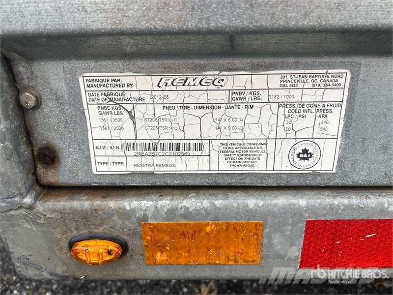 Remeq 14 ft T/A Utility Trailer (Inoperable) Autre remorque