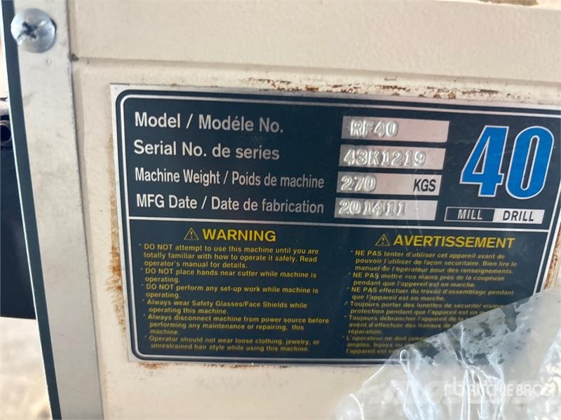 RF40 Mill Drill Drugi deli