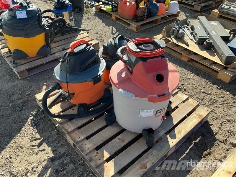  Ridgid of (3) Ridgid Shop Vacuum Cleaner Vákuum takarító gépek