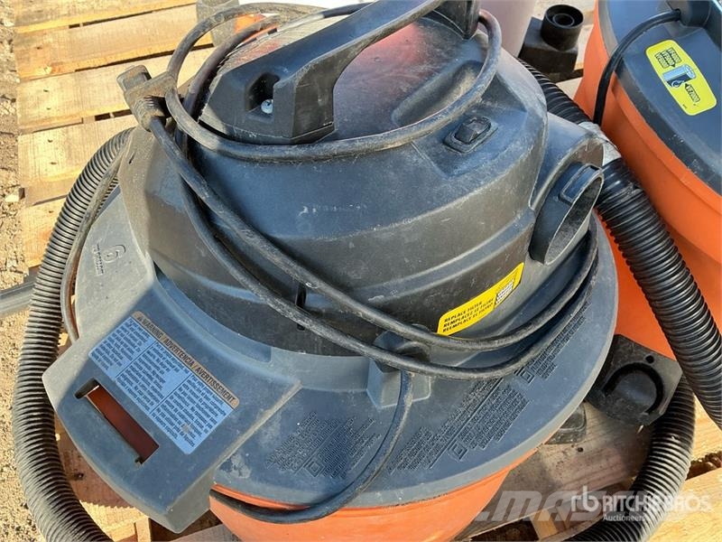  Ridgid of (3) Ridgid Shop Vacuum Cleaner Vákuum takarító gépek