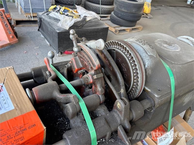 Rigid Pipe Threading Machine Andre komponenter