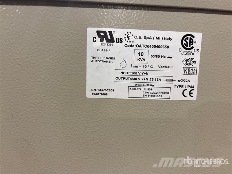 Robopac Ariane 6050 2TM Shrink Wrapping Machine Ostale komponente za građevinarstvo
