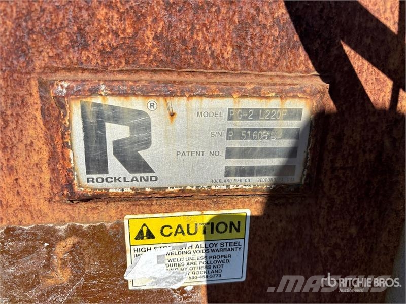 Rockland PG-2L22F 92 in Pipe Wheel Loader Forks شوكات