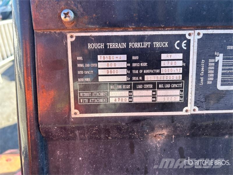 Royal T35EG-4 3500 kg 4x4 Rough Terrain Forklift Φορτηγά ανώμαλου εδάφους