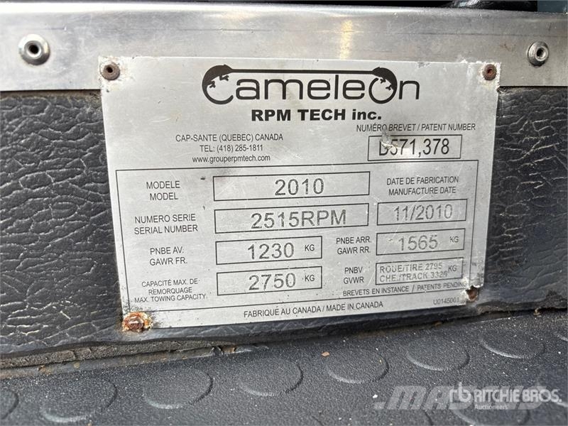 RPM Tech Cameleon H Sidewalk Plow Otros componentes