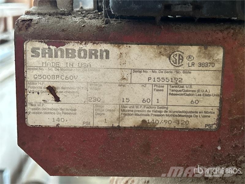 Sanborn G500BPC60V 60 gal Air Compressor Compressors