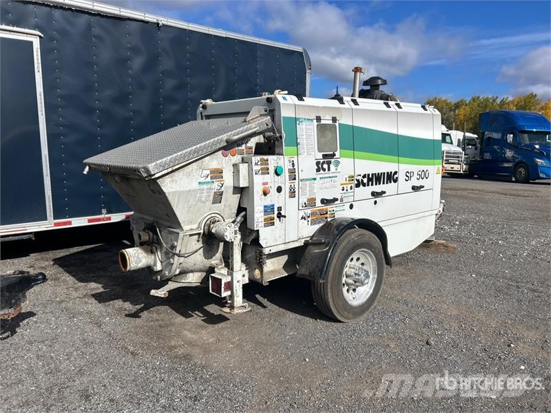 Schwing SP500 Portable S/A Concrete Pump Pompe à béton
