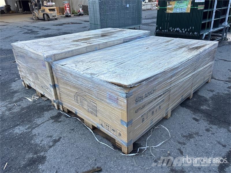 SDL4230TGMS Triple Garage Metal Shed (Unused) Steel frame buildings