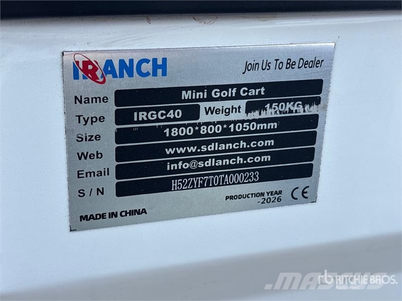 SDLANCH IRGC40 3 TT Electric E-Trike Mini Golf Car Golf vozila