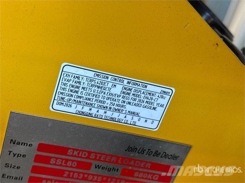SDLANCH SSL60 Mini Compact Track Loader (Unused) Minicarregadeiras