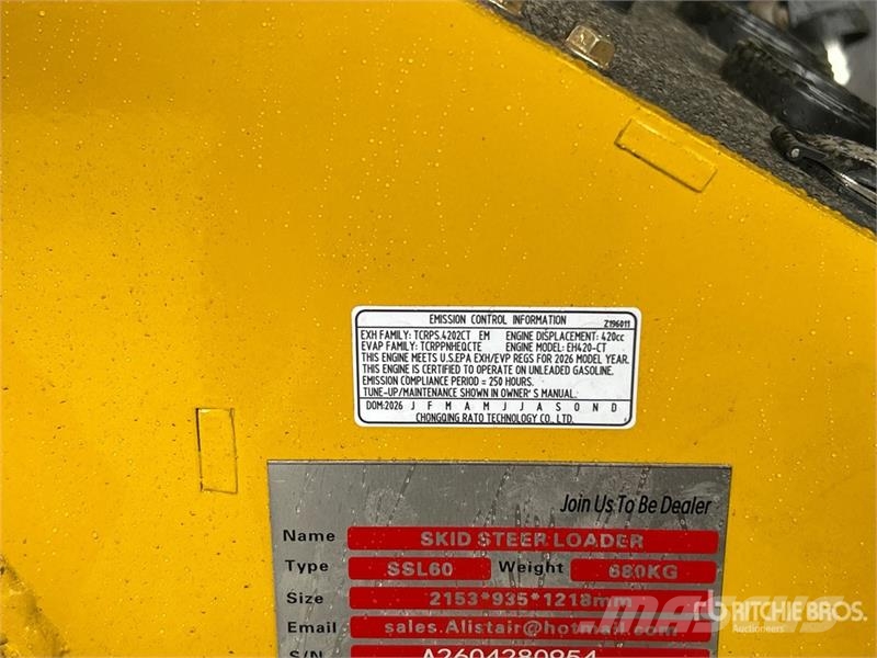 SDLANCH SSL60 Mini Compact Track Loader (Unused) Minicarregadeiras