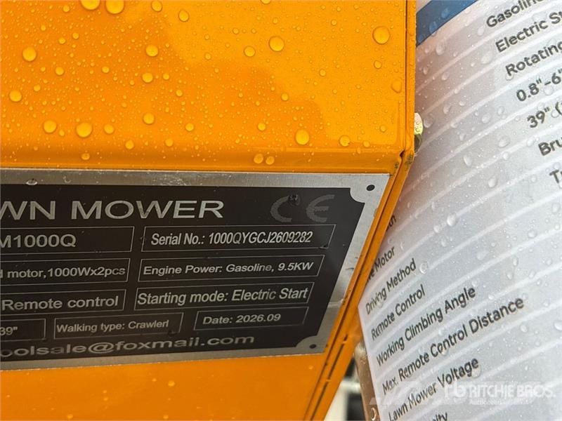  SDLOOL LM1000Q Remote Controlled Tracked Lawn Mowe Самохідні газонокосарки
