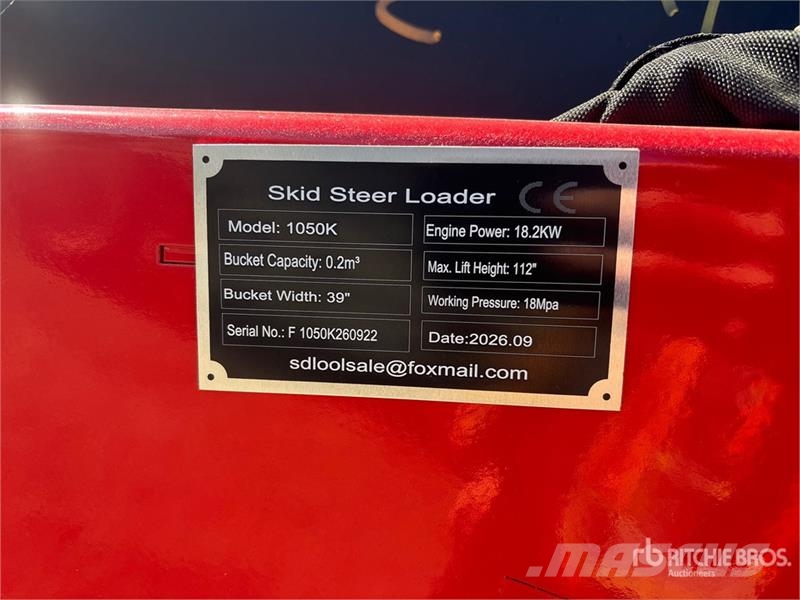  SDLOOL SL-1050K Mini Compact Track Loader (Unused) Minilæsser - skridstyret