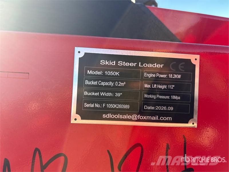  SDLOOL SL-1050K Mini Compact Track Loader (Unused) Minilæsser - skridstyret
