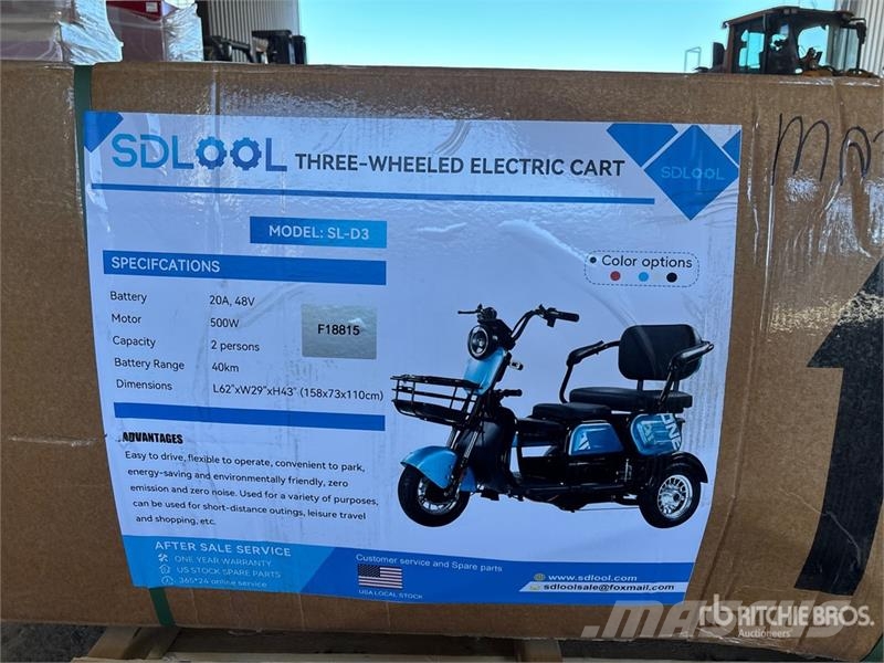 SDLOOL SL-D3 Electric Three-Wheeled Scooter (Unuse ATV-k
