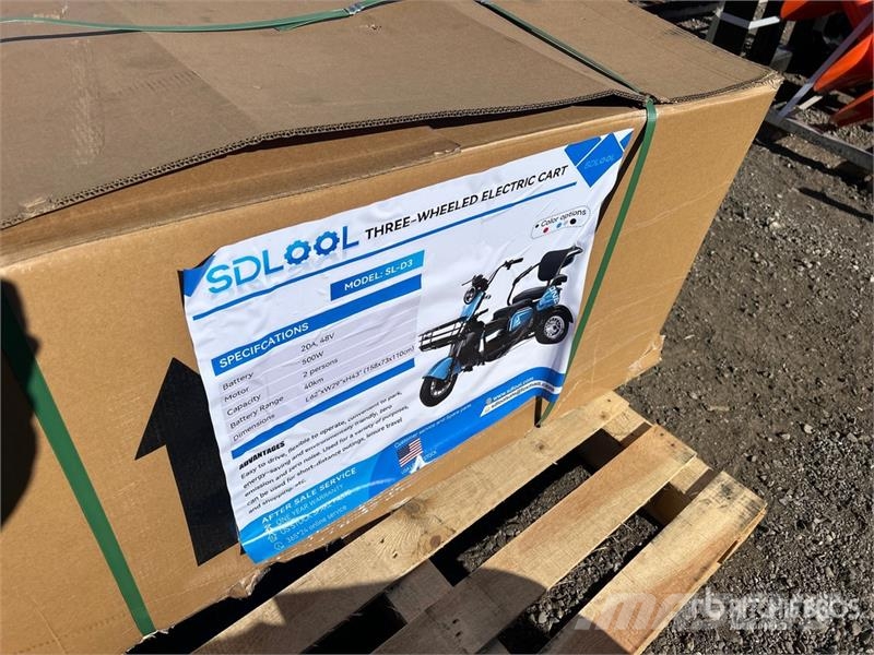  SDLOOL SL-D3 Electric Trike (Unused) سيارات