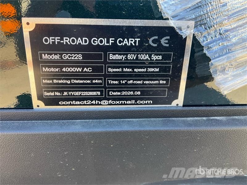  SDLOOL SL-GC22S Electric Off-Road Golf Cart (Unuse Masinute Golf